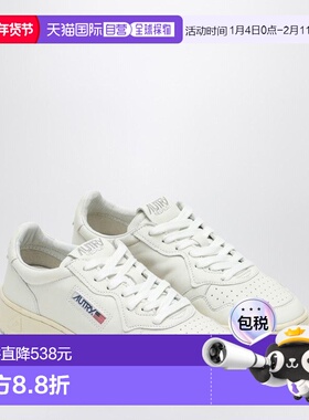 1h可退 香港直邮AUTRY 女士 MEDALIST 白色皮质运动鞋 AULWGG04