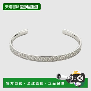 自营欧洲直邮Gucci/古驰 男女通用Diamante手镯纯银配饰