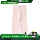 童装 1h可退 pink粉色 女童 棉质针织运动裤 香港直邮Chloe 蔻依