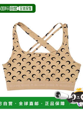 香港直邮Marine Serre logo印花运动背心 WUW055CJER0001吊带