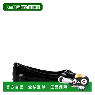 1h可退 香港直邮潮奢 Jimmy Choo 周仰杰 女士 黑色平底鞋 SCARLE