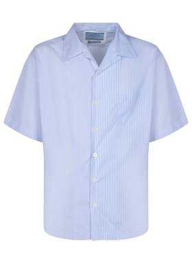 PRADA 男士衬衫 UCS40614JSF0W81 SS2024 白色