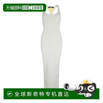 1小时内可退 香港直邮Jacquemus 女士 长袍长款连衣裙 white白色