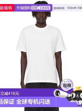 1h可退 香港直邮潮奢 Lacoste 法国鳄鱼 男士 白色 Back To Work