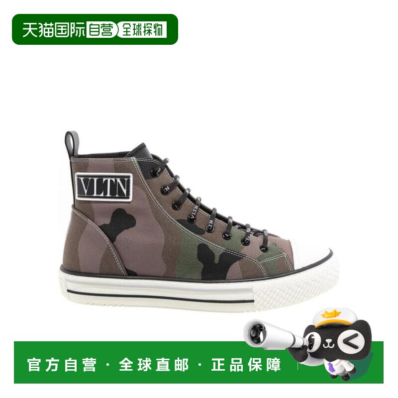 【99新未使用】香港直邮Valentino 迷彩休闲运动鞋 UY2S0D51USG