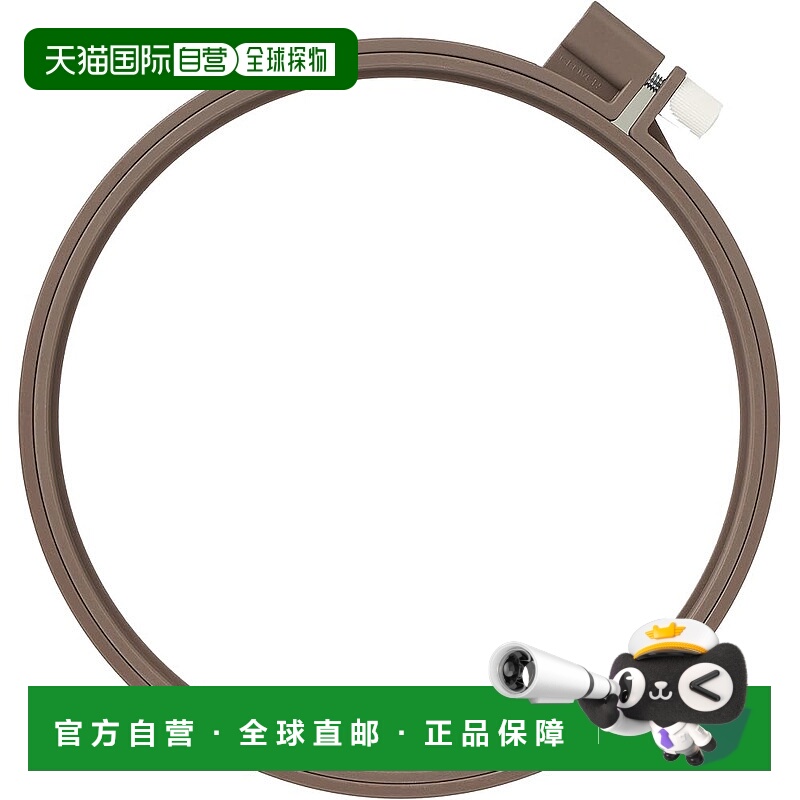 【日本直邮】Clover 彩色刺绣框 15cm 棕 57-264