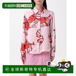 3841MDE24A25715211 1h可退 女士襯衫 SS2025 香港直郵MSGM 粉紅
