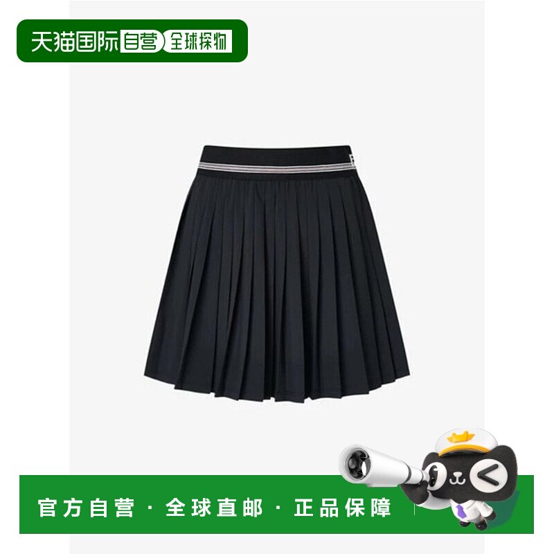 韩国直邮FILA 网球清凉百褶裙 FS2SKH2352FBLK