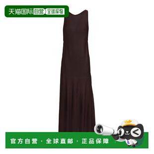 香港直邮KHAITE 女士 长款连衣裙 brown棕色 舒适时尚夏装