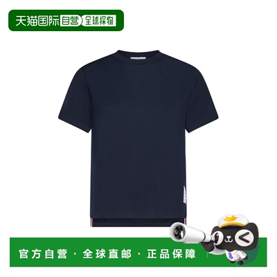 香港直邮THOM BROWNE 女士衬衫 FJS036A05398415 CO 深蓝色 Cotto