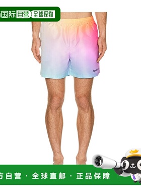 1h可退 香港直邮Casablanca 男士 渐变印花泳裤 MSP26TR03202