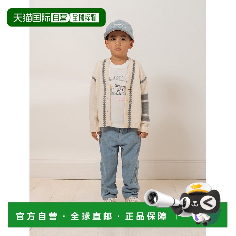 欧洲直邮Bonpoint小樱桃 Guest in Residence联名男童羊绒开衫