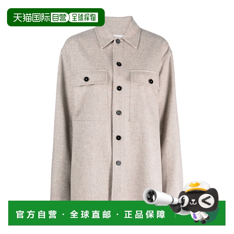 香港直邮Jil Sander 长袖纽扣衬衫 J40DL0124-J40119