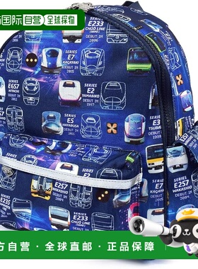【日本直邮】CCS 轻便防水带反光通园包 电车脸系列 男童NN882300
