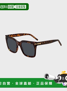 自营欧洲直邮HUGO BOSS雨果BOSS BLACK 带金色金属饰边字母图案太