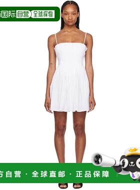 1h可退 香港直邮潮奢 Staud 女士 白色 Bella 连衣裙 R24S2113PO
