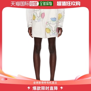 Patchwork MRS23BT012 Lotus 女士 白色 Bode 短裤 香港直邮潮奢