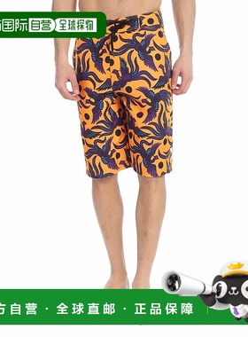 香港直邮KENZO 男士泳装 5BA210SEL17 SS2019 橙色 Flying Phoeni