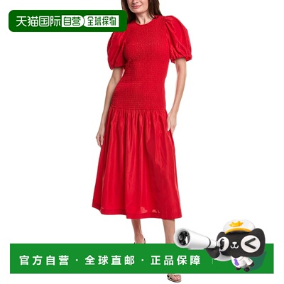自营Marie Oliver Marca Midi Dress - red 美国奥莱直发连衣裙