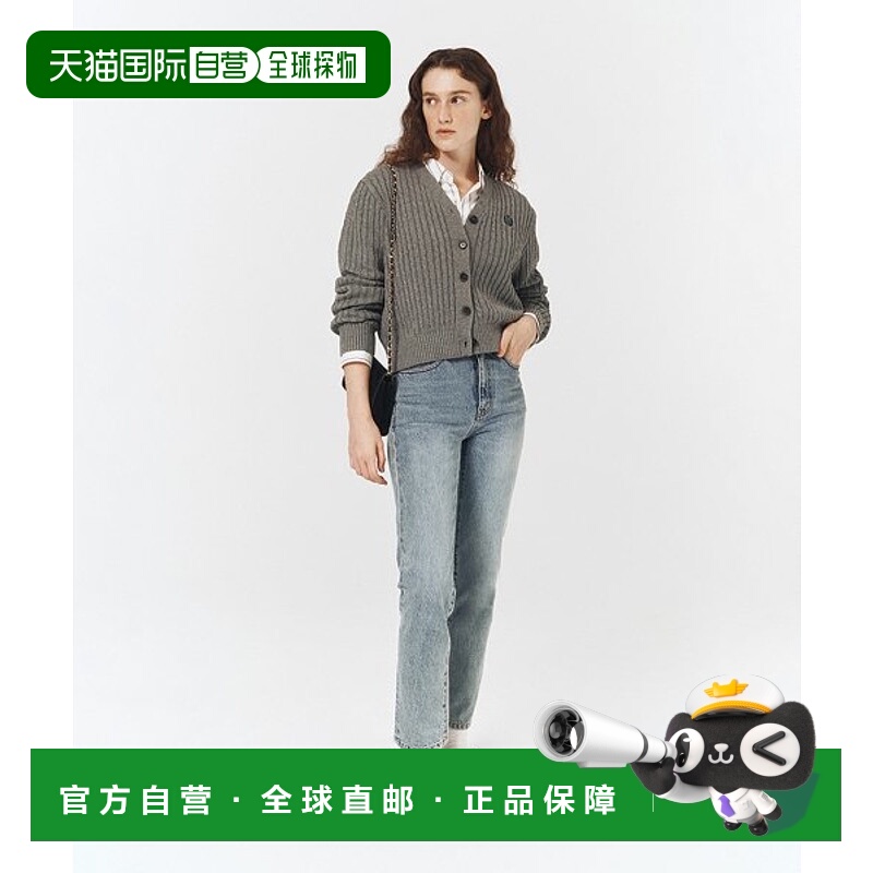 韩国直邮Dunst2023秋冬新品中性风经典女款牛仔裤UDPA3C204B1