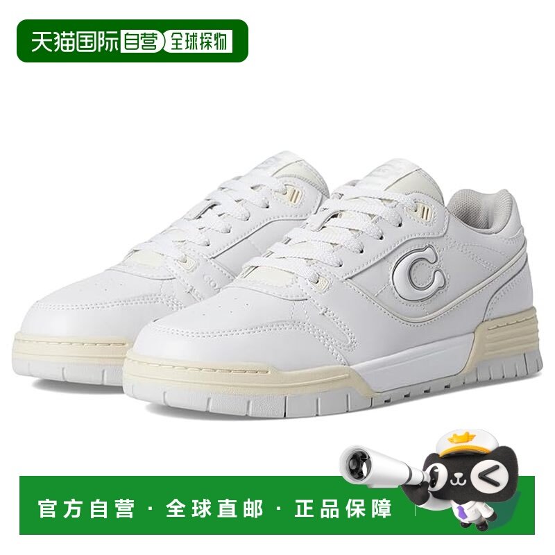 1h可退 香港直邮Coach 蔻驰 女士 Soho 运动鞋 white白色 舒适时,运动鞋new,运动休闲鞋,淘宝优惠券,粉丝福利购,淘宝优惠卷