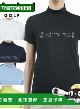 日本直邮Admiral Golf 金属徽标仿衬衫 女士春夏高尔夫服装 ADLA4