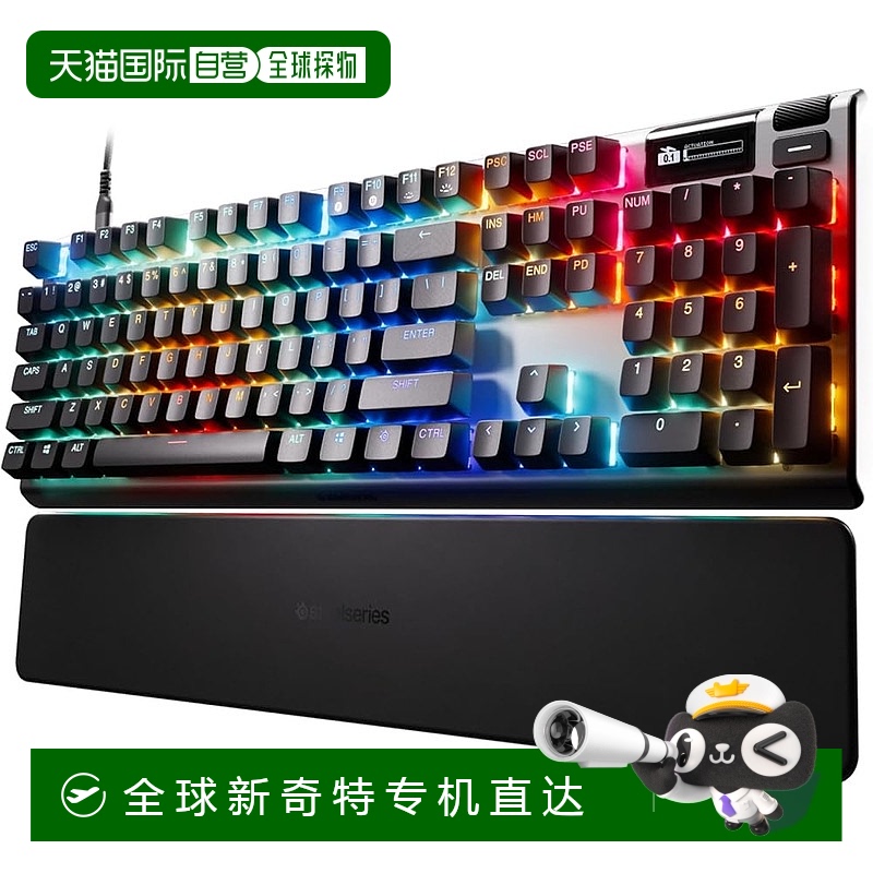 【日本直邮】赛睿电竞游戏键盘 有线 防音Apex Pro Gen3JP黑64665