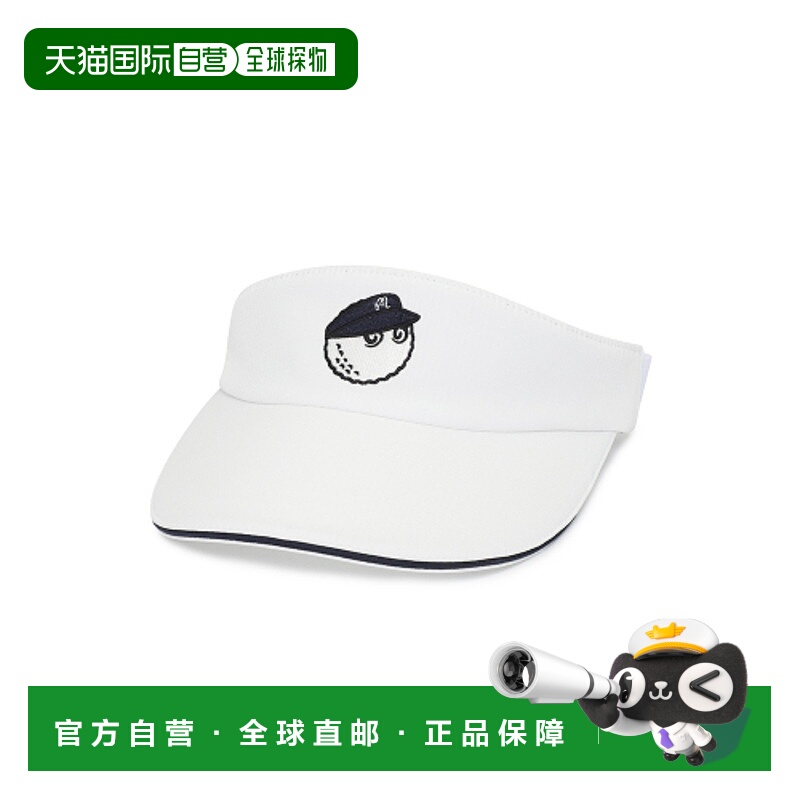 韩国直邮MALBON GOLF 男士帽子 M5243PVS10WHT空顶帽