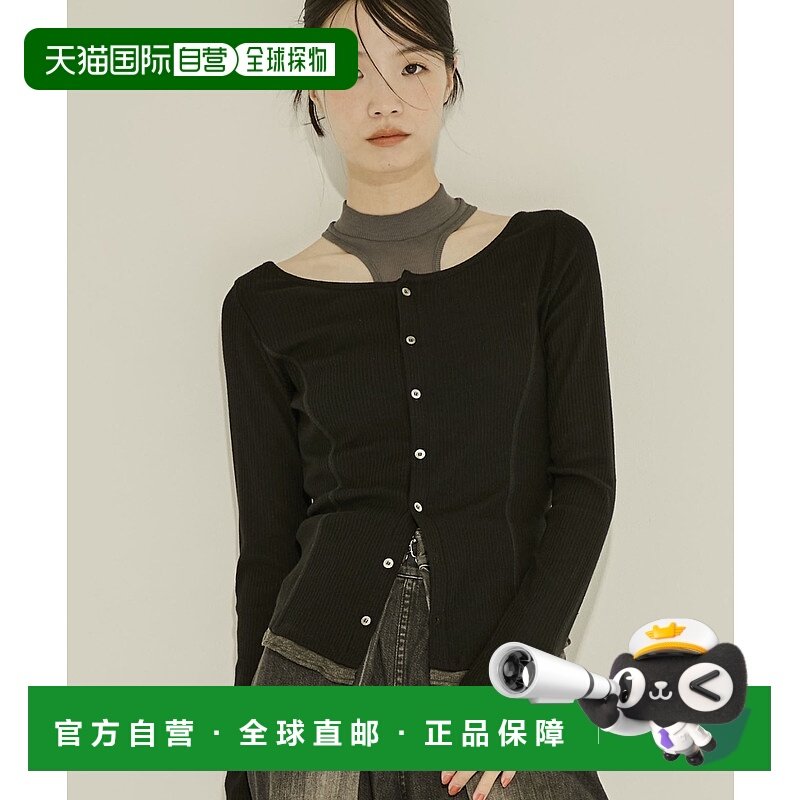 1h可退 日本直邮STUDIOUS 女装 羊绒丝绸质感 长款T恤 修身柔滑