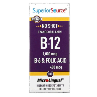 香港直发Superior Source富含维生素B12速溶片100片