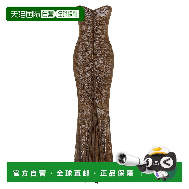 1h可退 香港直邮NORMA KAMALI 诺玛 卡玛丽 女士 美人鱼连衣裙 ST