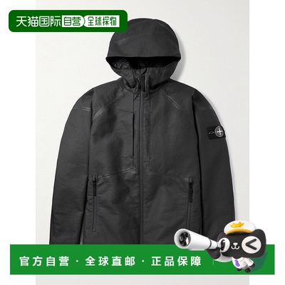 1h可退 香港直邮Stone Island 石头岛 男士 Logo-Appliqued Leath