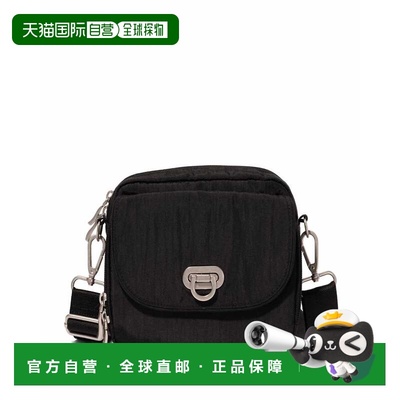 自营baggallini Coastal Flip Lock Camera Bag Crossbody - blac