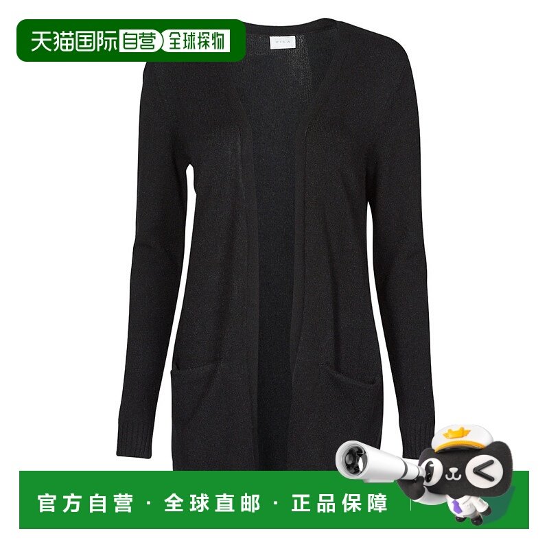 欧洲直邮Vila  VIRIL 女装开衫 14044041-BLACK-NOOS=14044041-CA