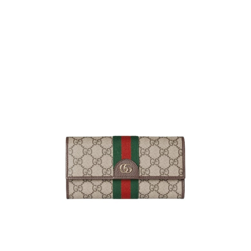 GUCCI 女士钱包 838485FAE0L9746 AW2025 花色 Ophidia 长款钱包