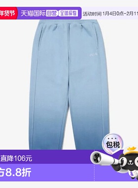 韩国直邮FILA M Wheela 儿童长裤 KQC FK2FPG3201X-EBU 染色慢跑