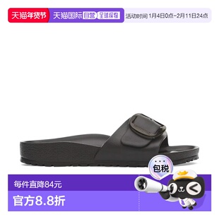日本直邮 BIRKENSTOCK MADRID BIG BUCKLE EVA 窄版女士凉鞋 黑色