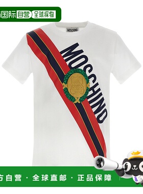 1h可退 香港直邮Moschino 莫斯奇诺 男童 短袖T恤童装 HUM04LLAA2