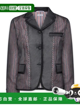 1h可退 香港直邮Thom Browne 欧根纱休闲夹克 FBC945B05762