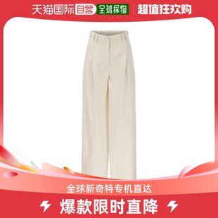 女士trousers 香港直邮潮奢 Cucinelli 宽松件染棉 Brunello 亚麻