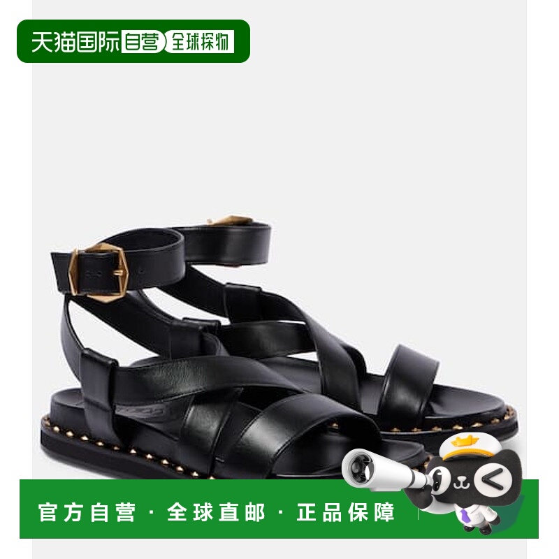 香港直邮Jimmy Choo 周仰杰 女士 Blaise 皮质凉鞋