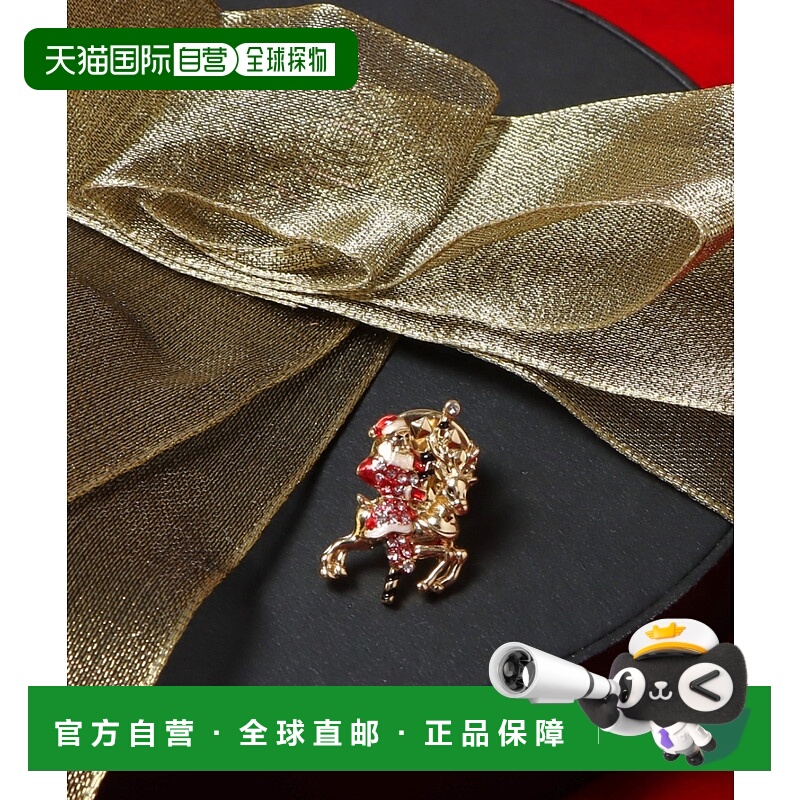 1h可退 日本直邮Three Four Time 女士 圣诞主题 圣诞老人胸针 阳