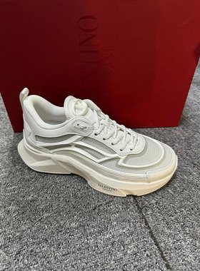VALENTINO 女士运动鞋 WS0JV5YFDZ1G AW2024 灰色 系带运动鞋