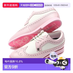 韩国直邮GFORE高尔夫运动球鞋女款粉色系带时尚休闲g4la23ef11