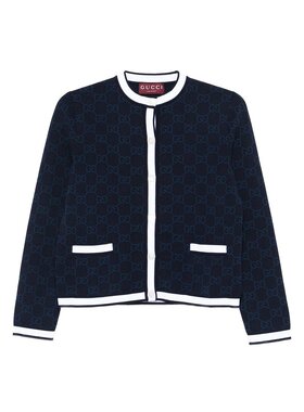 潮奢 Gucci 古驰 女士 GG精棉提花开衫 836304XKE0P