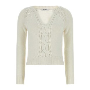 1366044206003 女士针织毛衣 AW2024 白色 毛衣 MAX 长袖 MARA