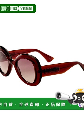 自营 Moschino女士54毫米棕色太阳镜-棕色 美国奥莱直发