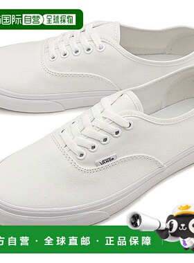 日本直邮 VANS 经典款运动鞋 [VN000EE3W00] 白色女款男款休闲