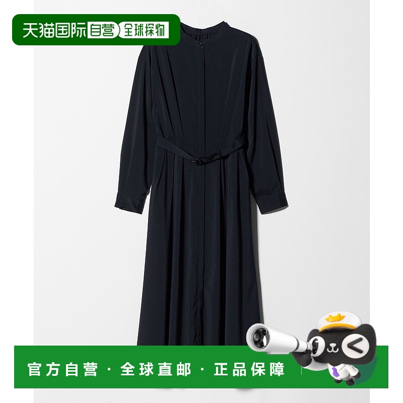 1h可退 日本直邮green label relaxing 女装 腰带长袖连衣裙 洗可