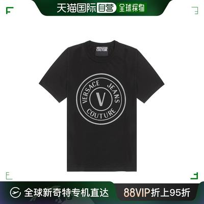 香港直邮Versace Jeans Couture 22秋冬V-EMBLEM系列金属色LOGO男